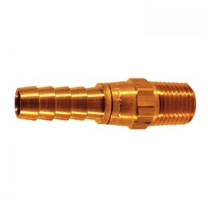 1/4 M. End, 3/8 ID Hose - Full Swivel